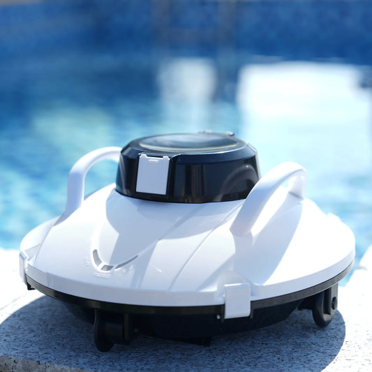 Robot Vacuum Cleaner for Pool Cordless 5000mAh Electric Rechargeable Robotic  Swimming Pool Cleaners Automatic Wireless